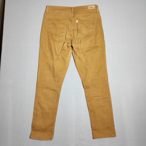 Levi's jeans woman's size 12/W31 desert brown colour High-rise Skinny - Picture 3 of 14